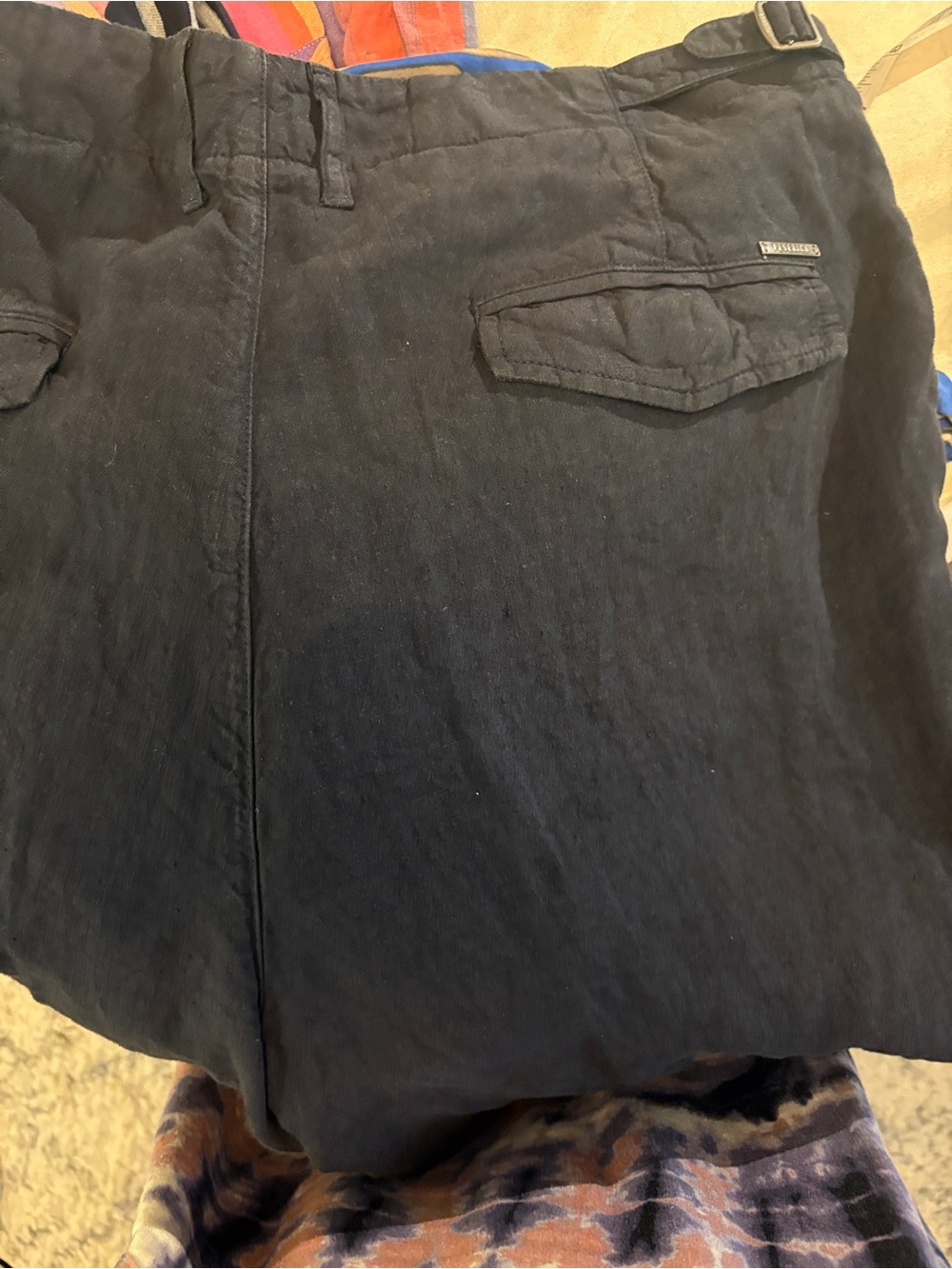 Peserico Dark Navy Linen-Blend MSRP $505 Pants with Tag - Picture 8 of 15
